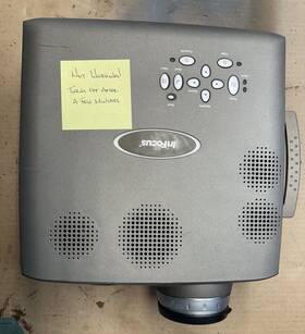 Lp790 Infocus Projector. Comes With Extra Long Throw Lens. Parts Or Repair