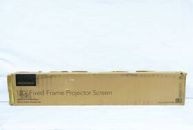 Ns-scr120fix19w Insignia 120 Inch Fixed Wall Projector Screen Black