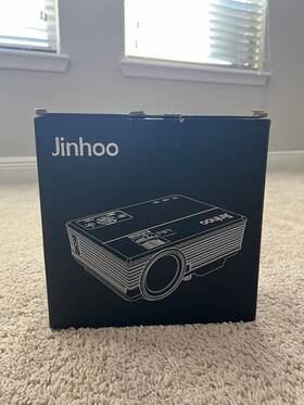 Pj0541 Jinhoo M20 Mini Projector Full Hd 1080p - Hdmi Wire And Screen Included