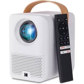 Kodak 843812175432 Flik Hd9 Smart Projector Portable Movie With Android Tv - White