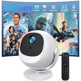 Bl-360 L-mix Mini 4k Smart Portable Projector With 360 Rotatable - Scratch And Dent