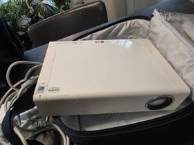 Pa75k Lg White Projector W.adapter Remote Control Bag Full Set