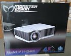 M1-hd4kx Monster Vision Hd Projector With Screen New Sealed