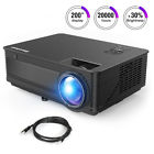 M5 Excelvan Led Projector Hd Hdmi Home Theater Multimedia 657419523677