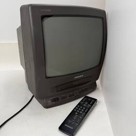 138at01 Magnavox Model Ccs Tv With Remote - Vcr Not Working Used