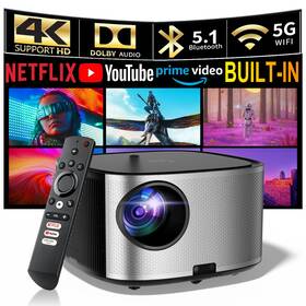 Focus-4k Meer Yg491 Netflix Officially And Auto Projector With Built-in Apps 3d Doiby Au