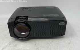 Mi-p001b Merkury Black Portable Wi-fi Media Projector Model Powers On