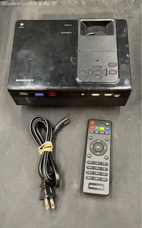 Mi-prj03 Merkury Powers On Not Tested Projector With Remote