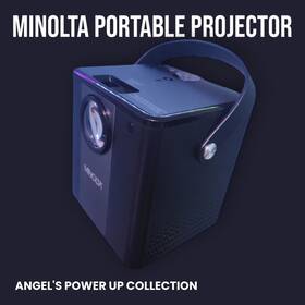 Mn674 Minolta Portable Projector With Power Cable Pack Great Condition