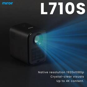 L710s Miroir Smart 1080p Wireless Projector