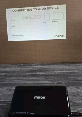 M190 Miroir Mini Pro Projector Black
