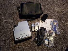 Lvp-sd10u Mitsubishi Data Projector With Power Cord Remote Bag Cables Extras