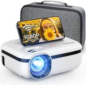 D0102hpdwy7 Mooka Wifi Projector - 7500 Lumens Hd 1080p 200ftft Movie Display Wireless
