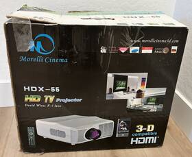 Hdx-55 Morelli Cinema Hdtv Projector 3d Compatible Hdmi Free Shipping