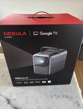 Akd2351 Nebula X1 Triple Laser 4k Projector. 3500 Ansi Lumens. Dolby Vision. Smart Ai