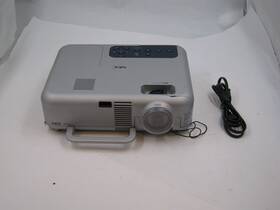 Vt465 Nec 050927243066 Lcd Projector With Power Cable 1245 Hours