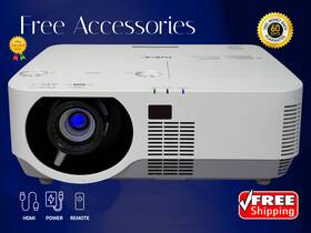 Np-p452h Nec Dlp Projector For Home Movies And Streaming 4500 Ansi Lens Shift 4k With Accessories