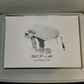 Rd850 Nicpow Led Outdoor Projector Bundle With Projection Screen