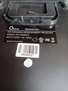 Xpjusa010 O Lens Technology Olens Digital Video Projector With Remote Original Box