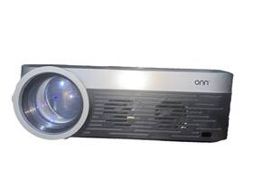 100011028 Onn Full Hd 1080p Native 1920x1080 Portable Projector Without Power Cord Read Descr
