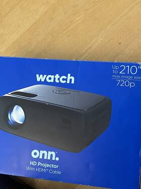 100096801 Onn 720p Hd Lcd Home Theater Projector Black