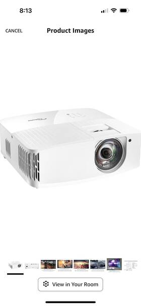 Uhd35stx Optima Short Throw Projector 4k Display 240htz
