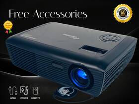 Bl-fu185a Optoma Ew536 Dlp Projector Wxga 2800 Ansi Home Theater 1080p Hdmi With Remote