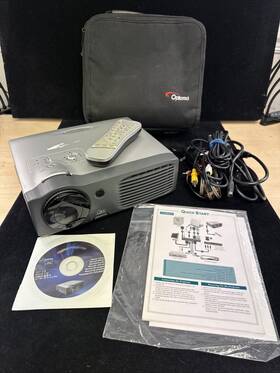 Dp739 Optoma Digital Projector Dp 739 With Remote And Case Power Tested