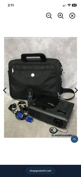 Ds326 Optoma Dlp Projector Untested
