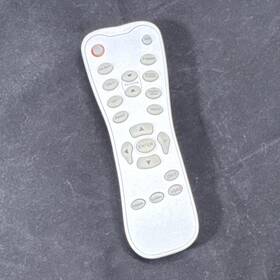 Hof28 Optoma Silver Remote Control For Home Theater Projector Model With Battery Cover