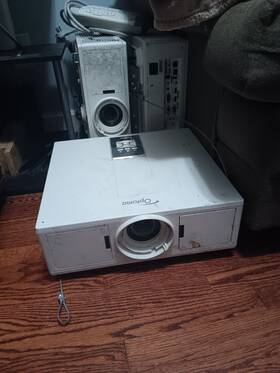 Zu5107-w Optoma White Phosphor Laser Projector Dlp Projection Display
