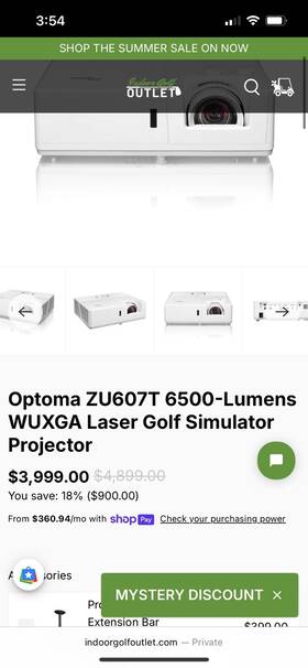 Zu607t Optoma Projector