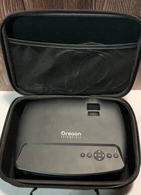 Idg-787w Oregon Scientific 632096498326 Inch Gp13 Full 1080p Hd Mini Projector Used-working/tested
