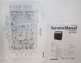 Ct-6100m Panasonic Manual And Schematic Sheets Vintage 1982 Cinemavision Projector