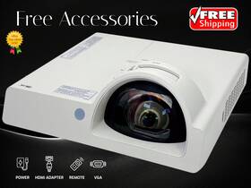 Pt-st10u Panasonic Reliable 3lcd Projector For Home And Professional Use Short-throw 2 800 Lumens Fhd