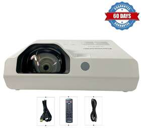 Pt-tw340 Panasonic 3lcd Short-throw Contrast Bright Color Projector For Bar 3200 Ansi Hdmi With Bundle