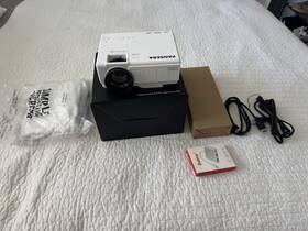 Pj0291 Panseba Projector With Type C Cable Adaptor And White Screen