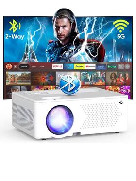 Ak-66 Pershe 5g Wifi Bluetooth Projector 16000 Lumens/450 Ansi Real Native 1080p 4k Outdoor