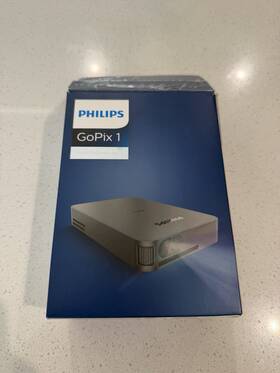 Gpx1100 Philips Gpx1100/int Gopix 1 Portable Projector Usb-c Hdmi Gray