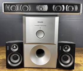 Sw3660 Philips Active Home Theater Subwoofer 75w With Speakers Sw3660/17 - Tested