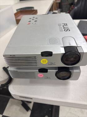 U2-1110 Plus Projectors 2 Unit Bundle Asis Untested Parts No Cords Or Remotes