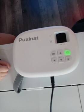 Pj0611 Puxinat Projector With Portable Model P28 100 Inch Screen 1080p