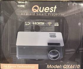 Quest Qx4410 Android Smart 4k Lcd Projector 6000 Lumens Short Throw Hdmi