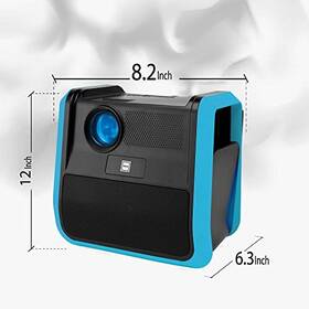 Rpj065 Rca 058465825843 Portable Projector Home Theater Entertainment System - Black/red