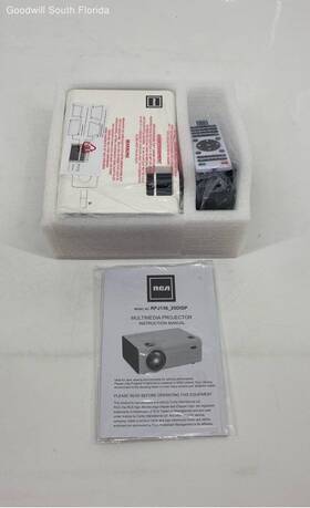 2odisp Rca White 1080p Compatible 480p Led 2 Hdmi 130 Inch Home Theater Projector