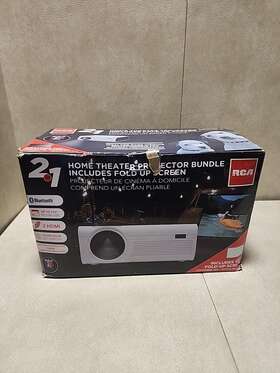 Rpj199 Rca New Open Box Combo Home Theater Projector White