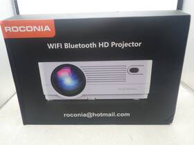 Tdy030759 Roconia 871177700877 Wifi Bluetooth Hd Projector Comes With 100 Inch Screen Open Box