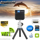 S6 Exquizon Lumens Wifi Home Theater Mini Dlp Wireless 657419692014