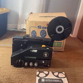 Sound-500 Sankyo Vintage Film Projector 8mm Or Super Fully Automatic
