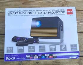 Rpj227 Smart Rca 1080p Streaming Projector With Roku Express Device